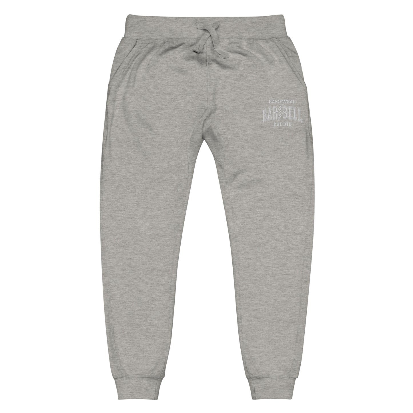 Barbell Baddie Embroidered Unisex fleece sweatpants