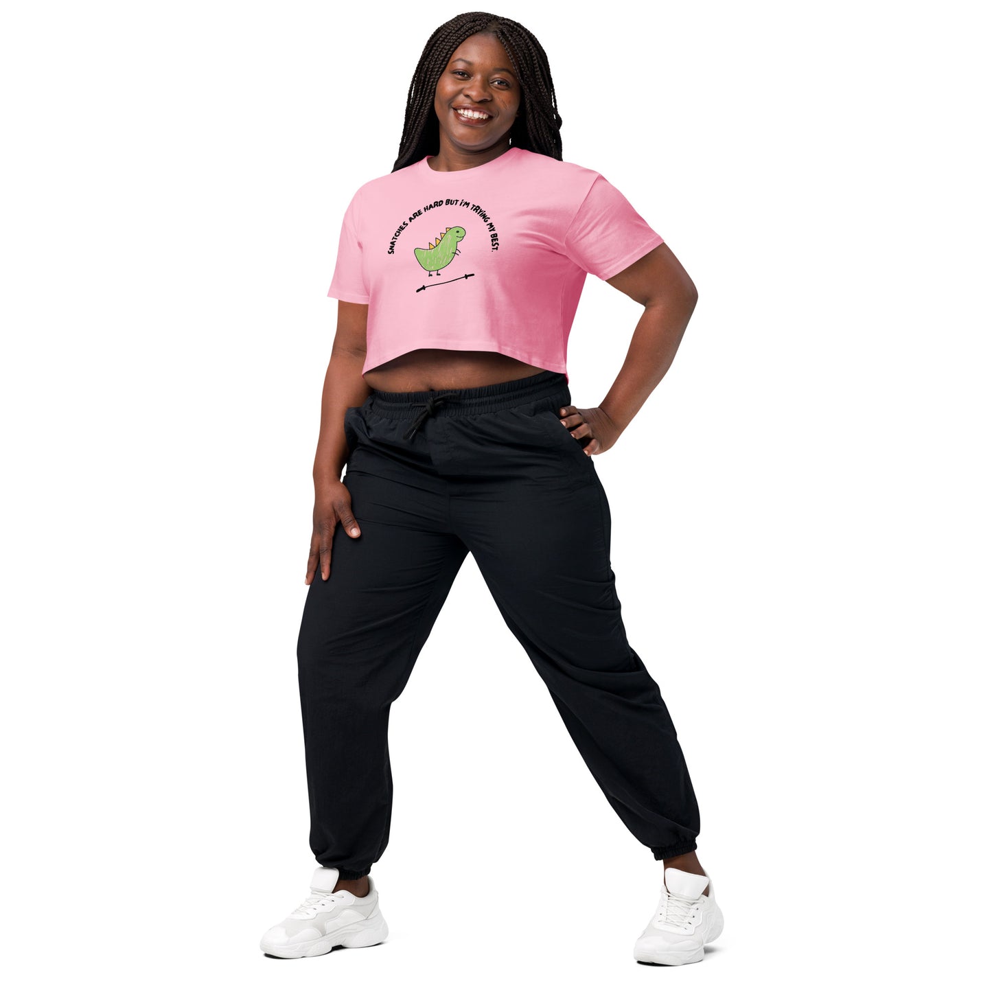 T-Rex Can't Snatch Women’s Crop Top