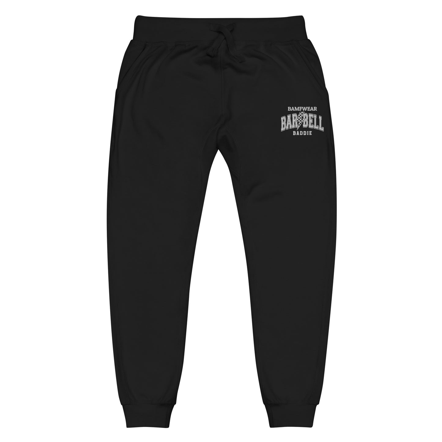 Barbell Baddie Embroidered Unisex fleece sweatpants