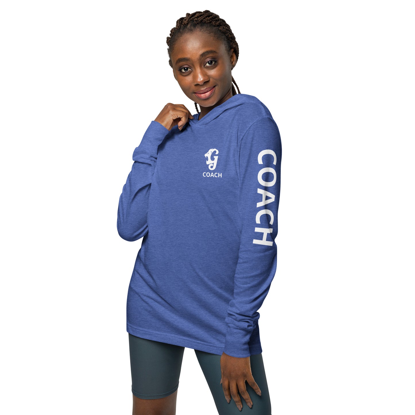 GSC Coach Hooded long-sleeve tee shirt
