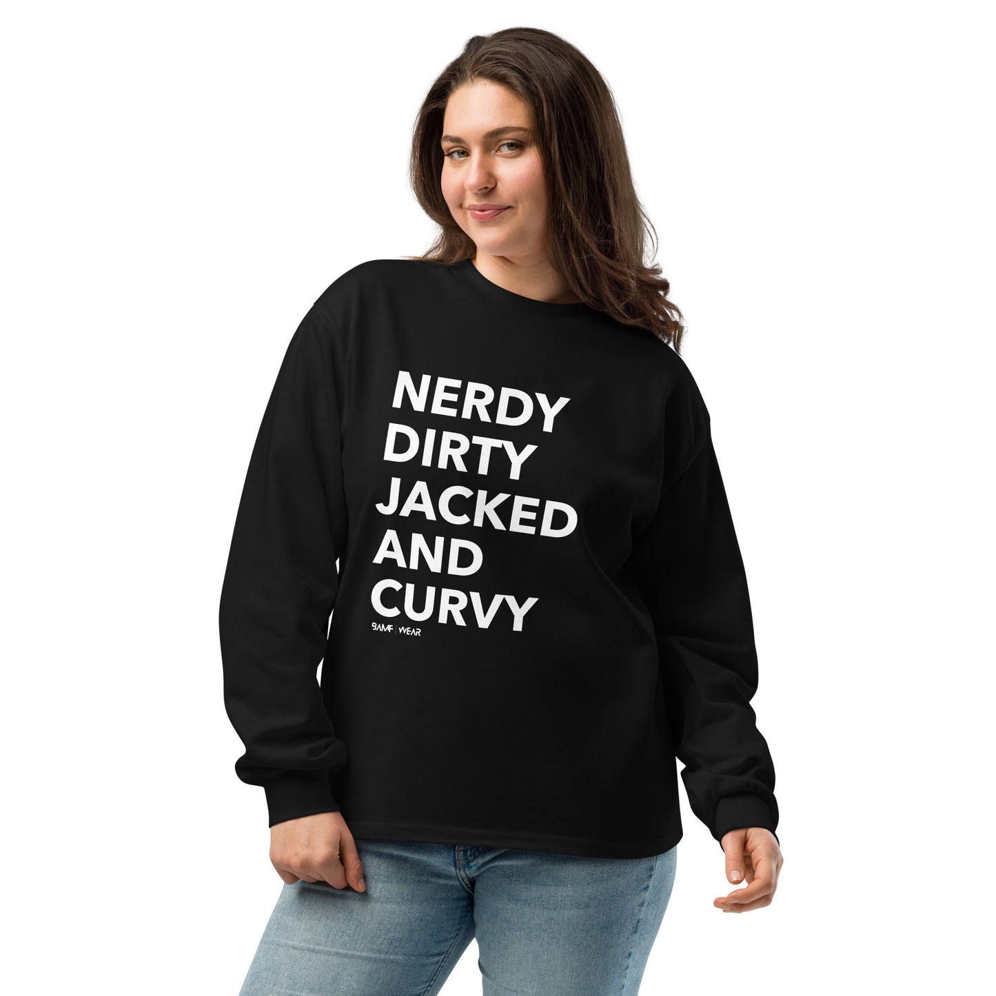 Nerdy Dirty Premium Heavyweight Long Sleeve Shirt