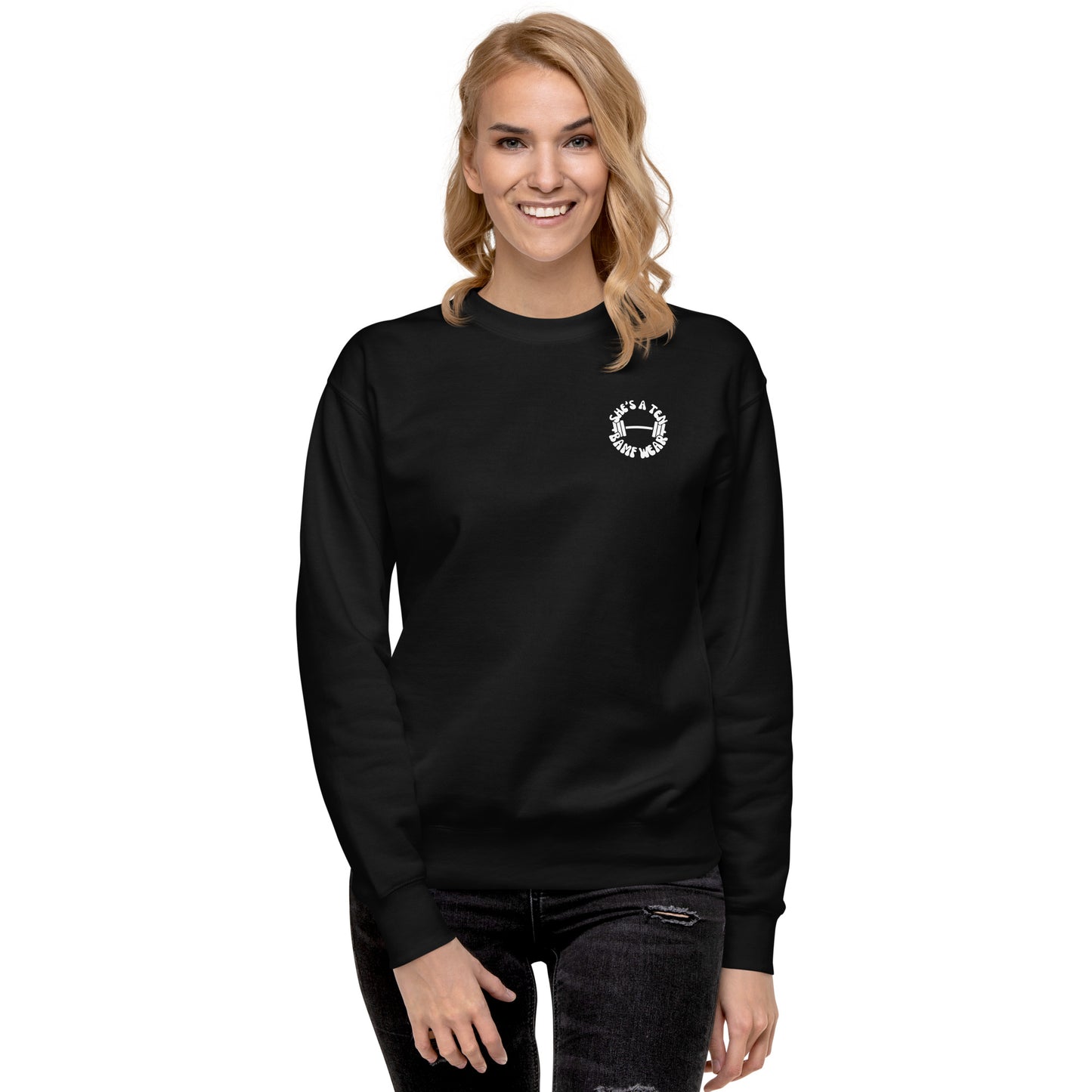 She's A Ten Unisex Premium Sweatshirt