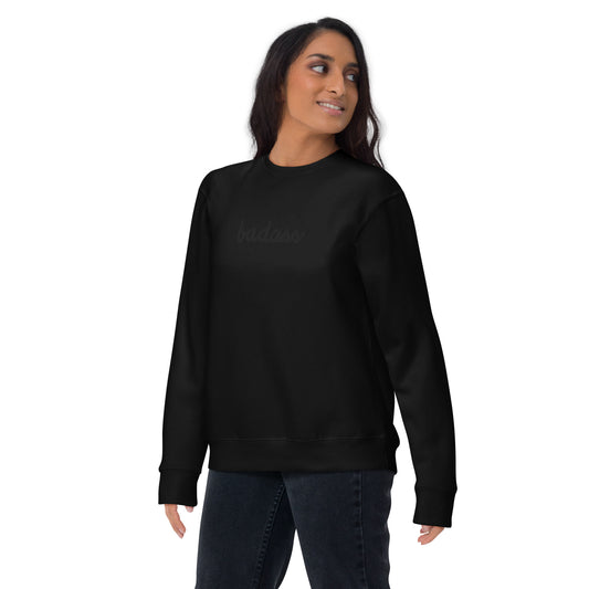 Subtle Badass Embroidered Unisex Premium Sweatshirt