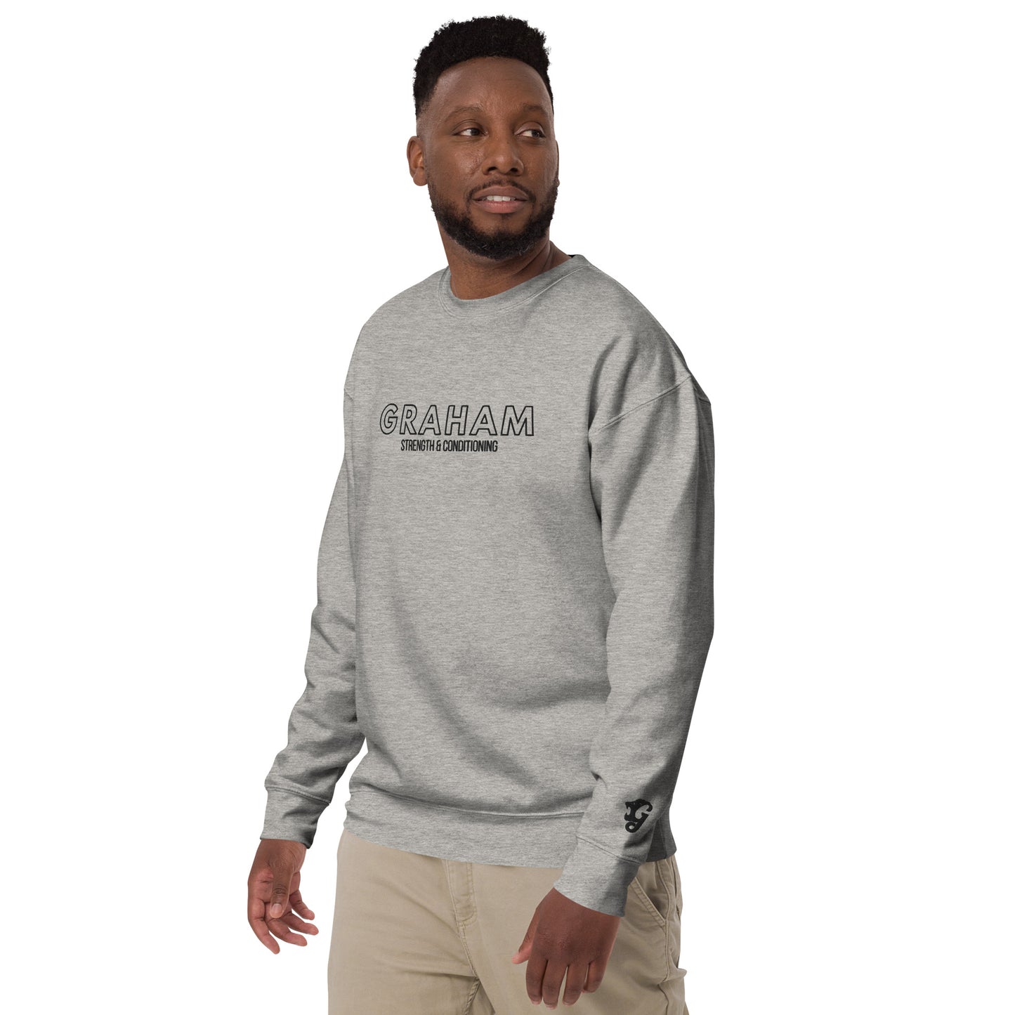 GSC Block Letter Embroidered Unisex Premium Sweatshirt