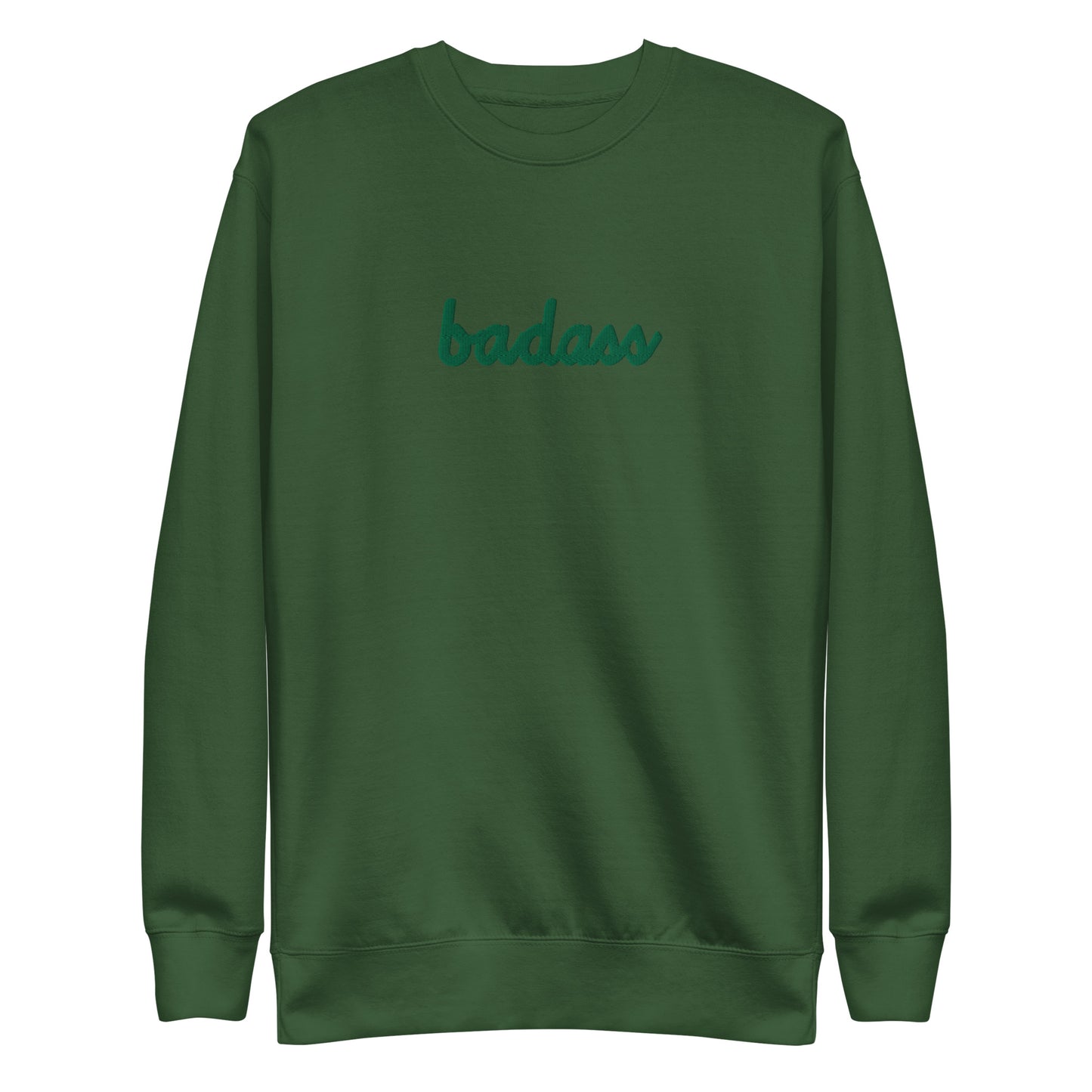 Subtle Badass Embroidered Unisex Premium Sweatshirt