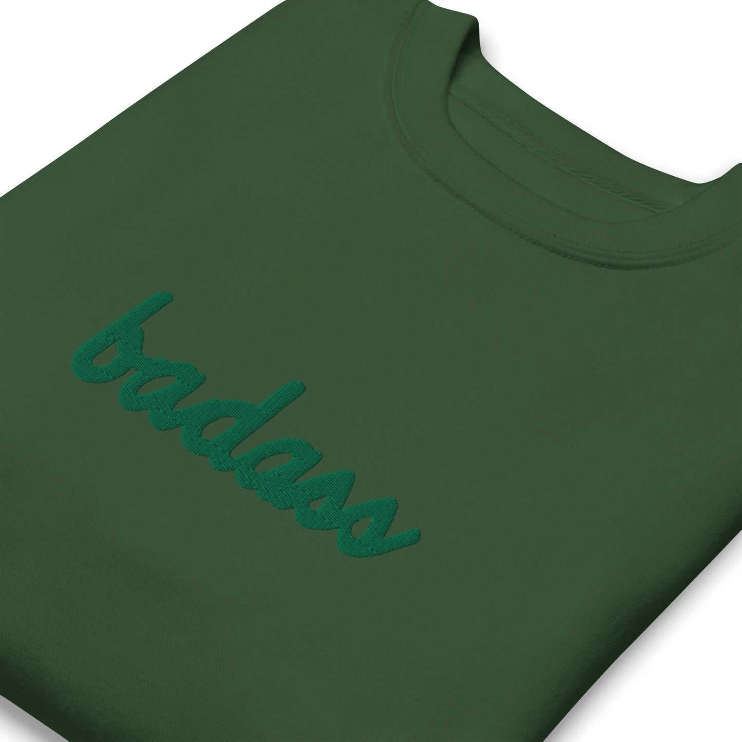 Subtle Badass Embroidered Unisex Premium Sweatshirt