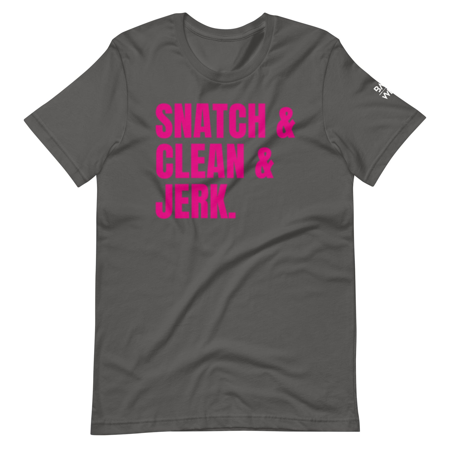 Oly Lifts Pink Txt Unisex t-shirt