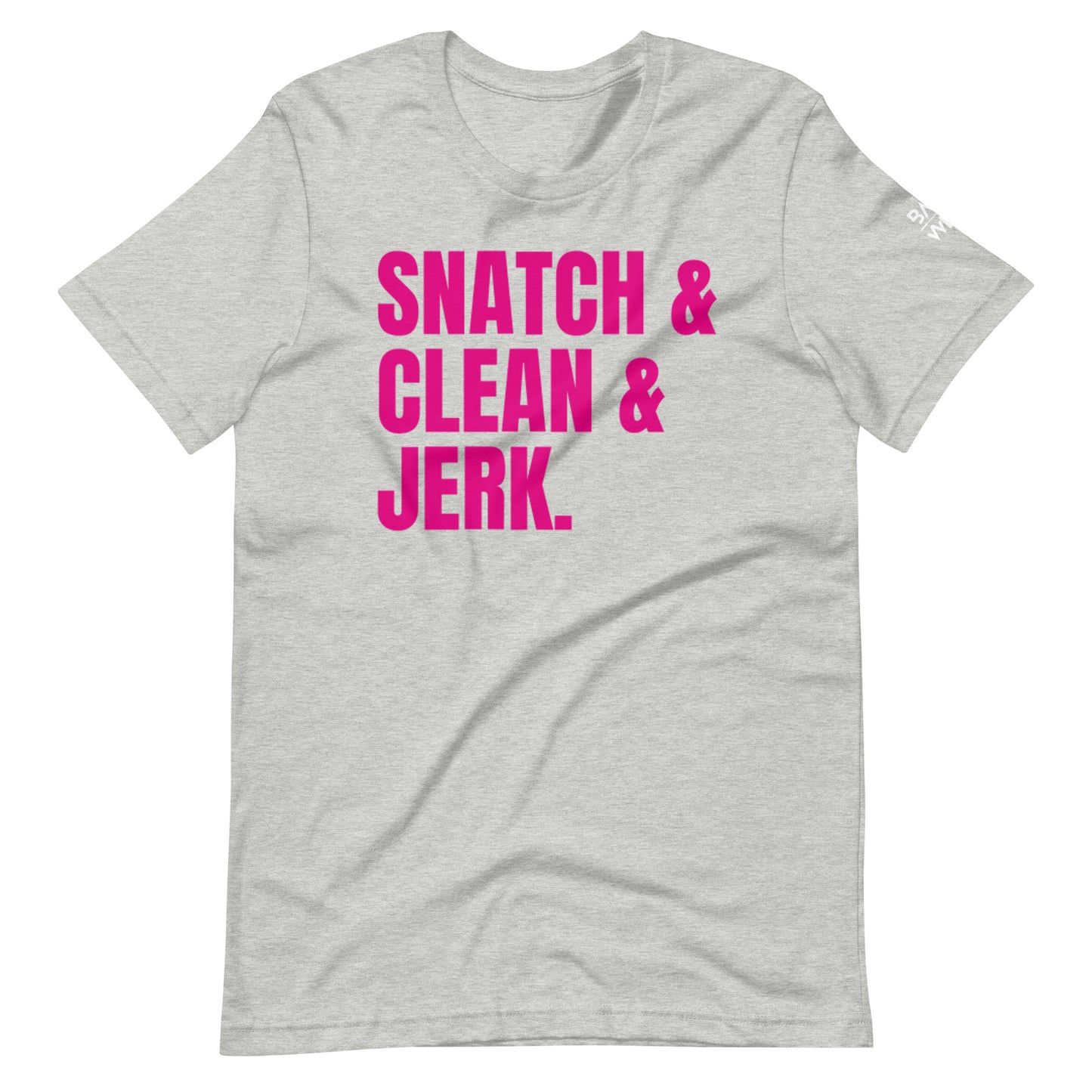 Oly Lifts Pink Txt Unisex t-shirt