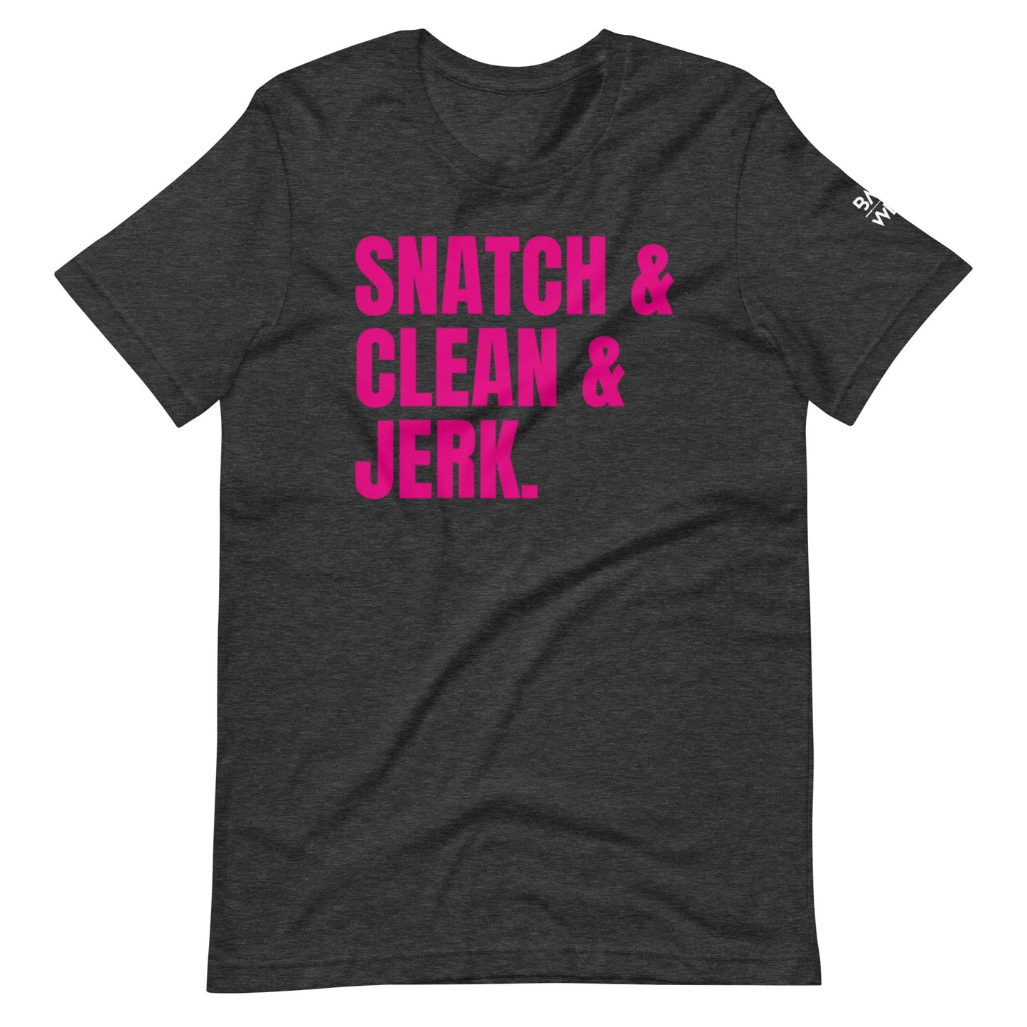 Oly Lifts Pink Txt Unisex t-shirt