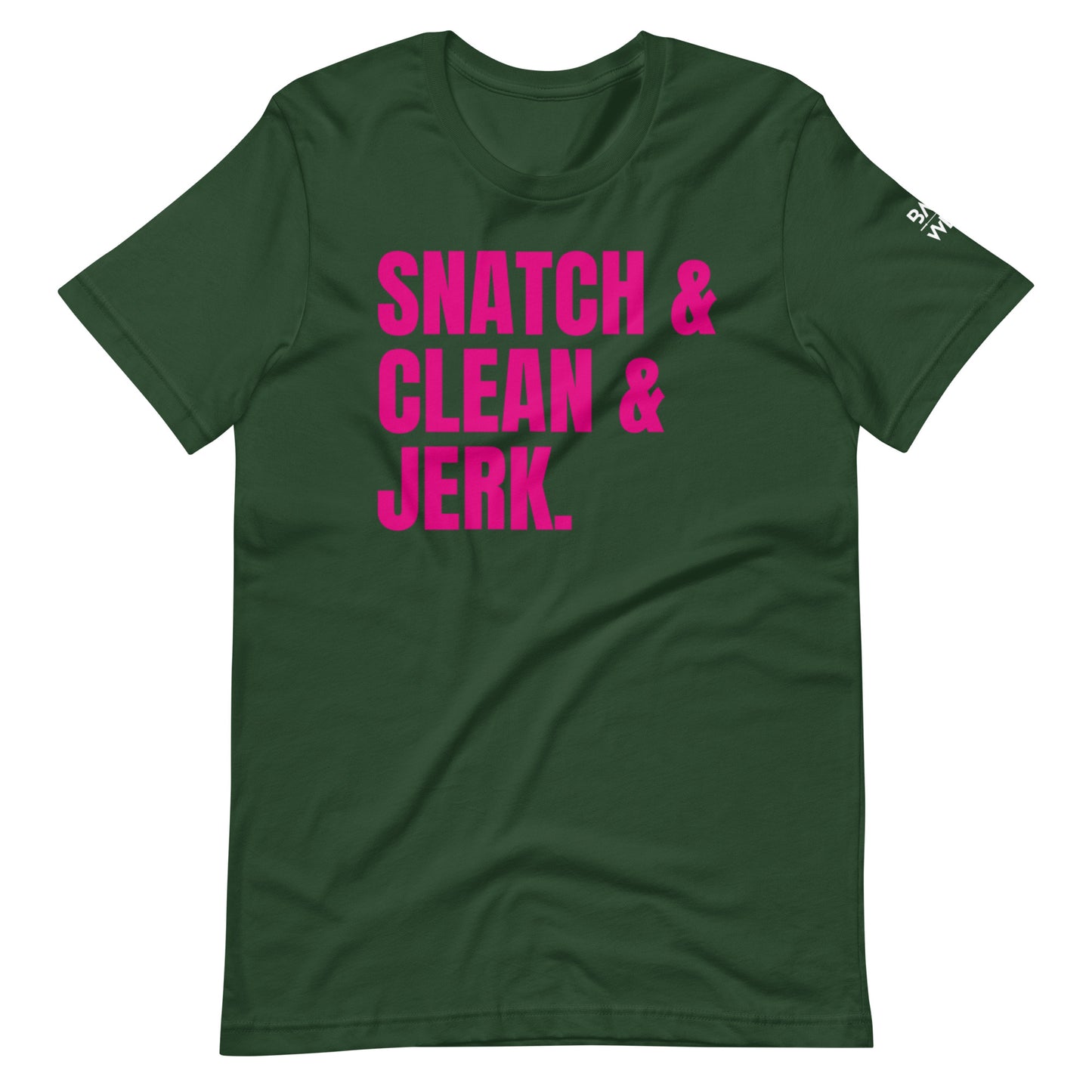 Oly Lifts Pink Txt Unisex t-shirt