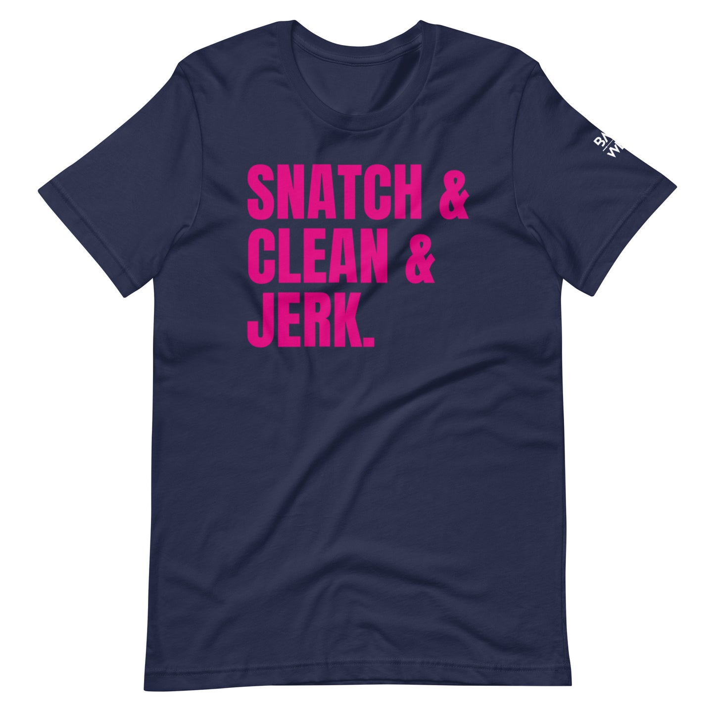 Oly Lifts Pink Txt Unisex t-shirt