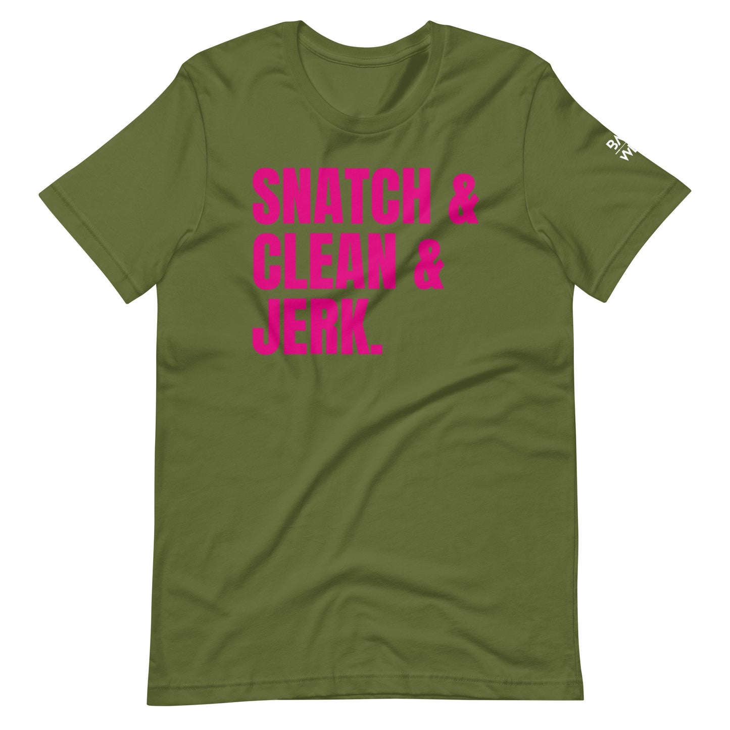 Oly Lifts Pink Txt Unisex t-shirt