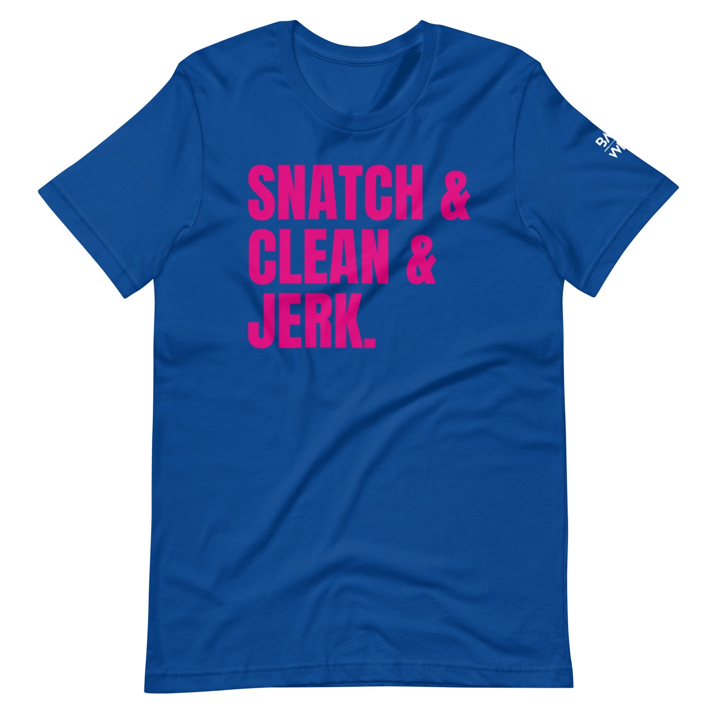 Oly Lifts Pink Txt Unisex t-shirt