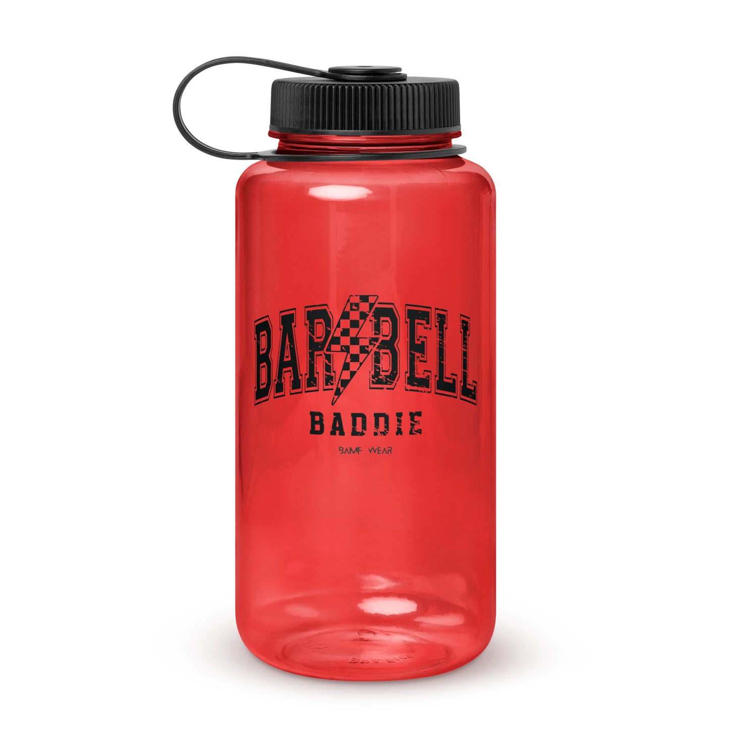 Wide mouth plastic water bottle