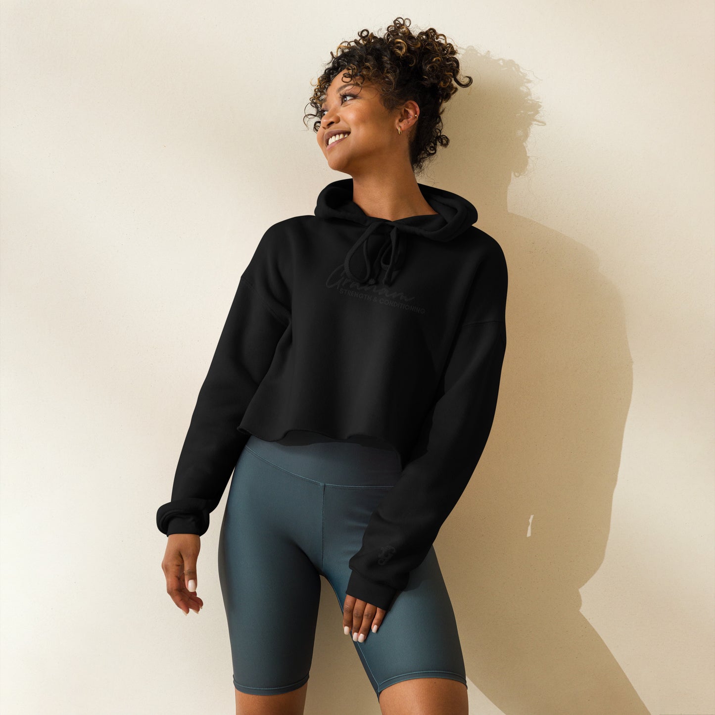 GSC Embroidered Crop Hoodie