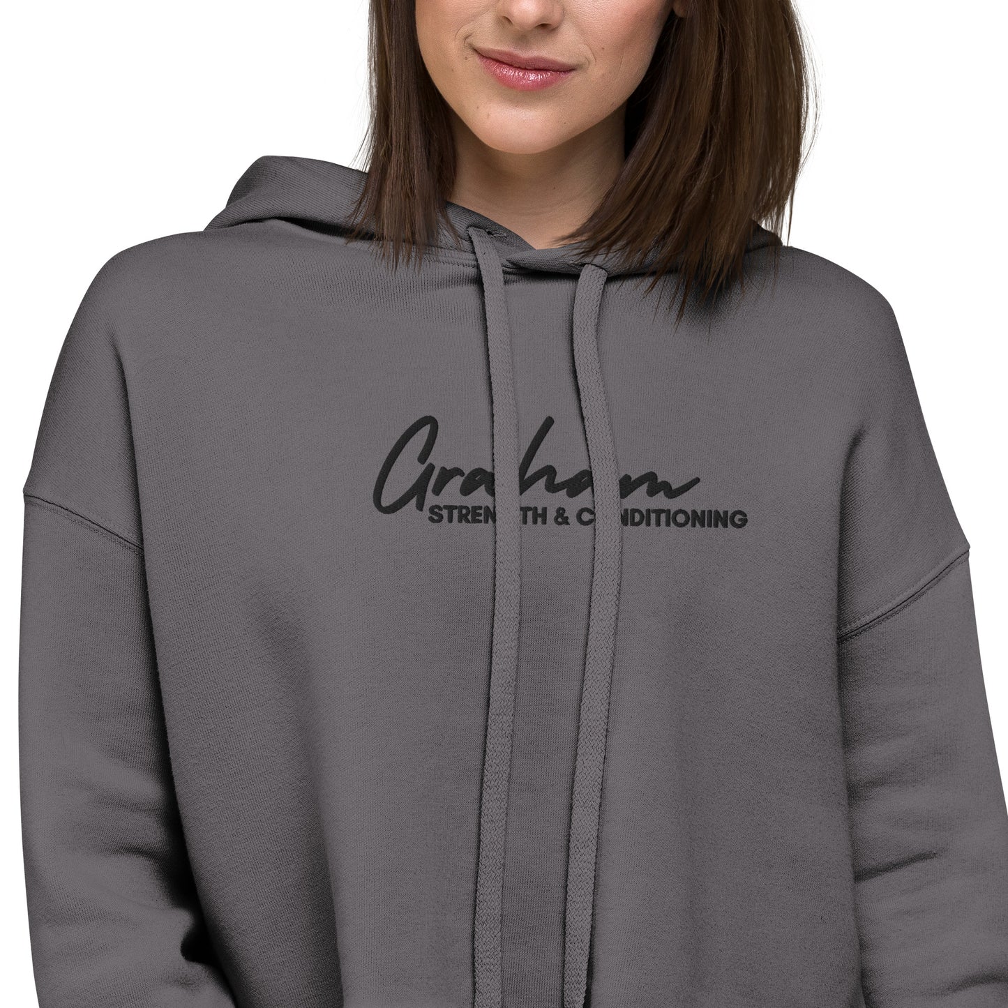 GSC Embroidered Crop Hoodie