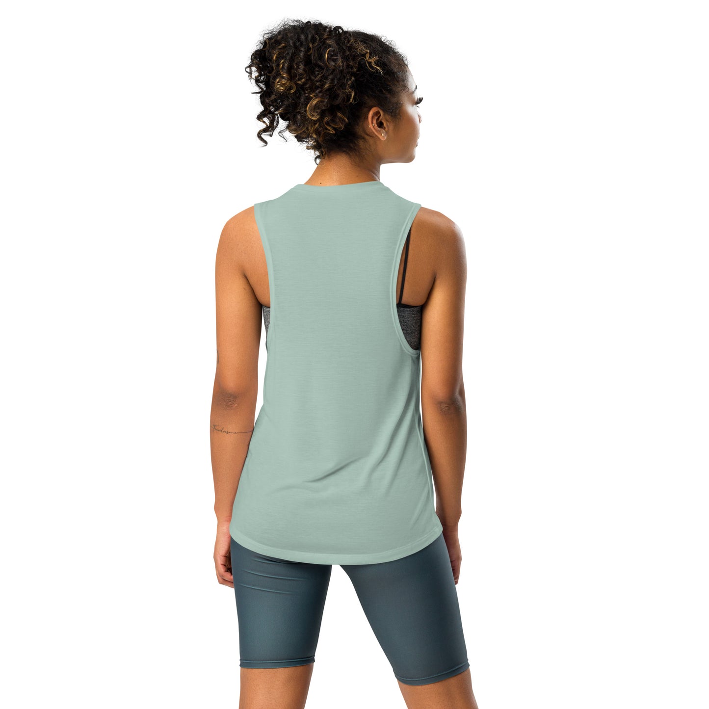 Barbell Baddie Ladies’ Muscle Tank