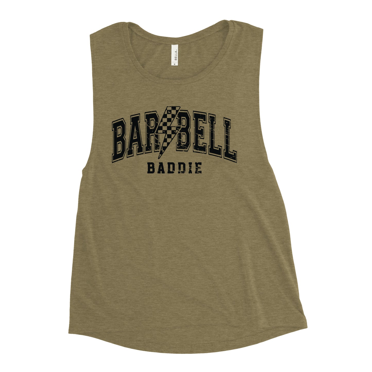 Barbell Baddie Ladies’ Muscle Tank